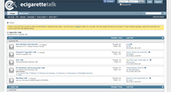 Desktop Screenshot of ecigarettetalk.com