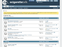 Tablet Screenshot of ecigarettetalk.com